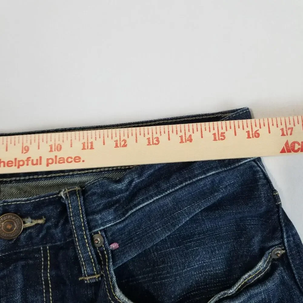 American Eagle Outfitters Jeans Mens 31x32 Blue Relaxed Straight Cotton Denim